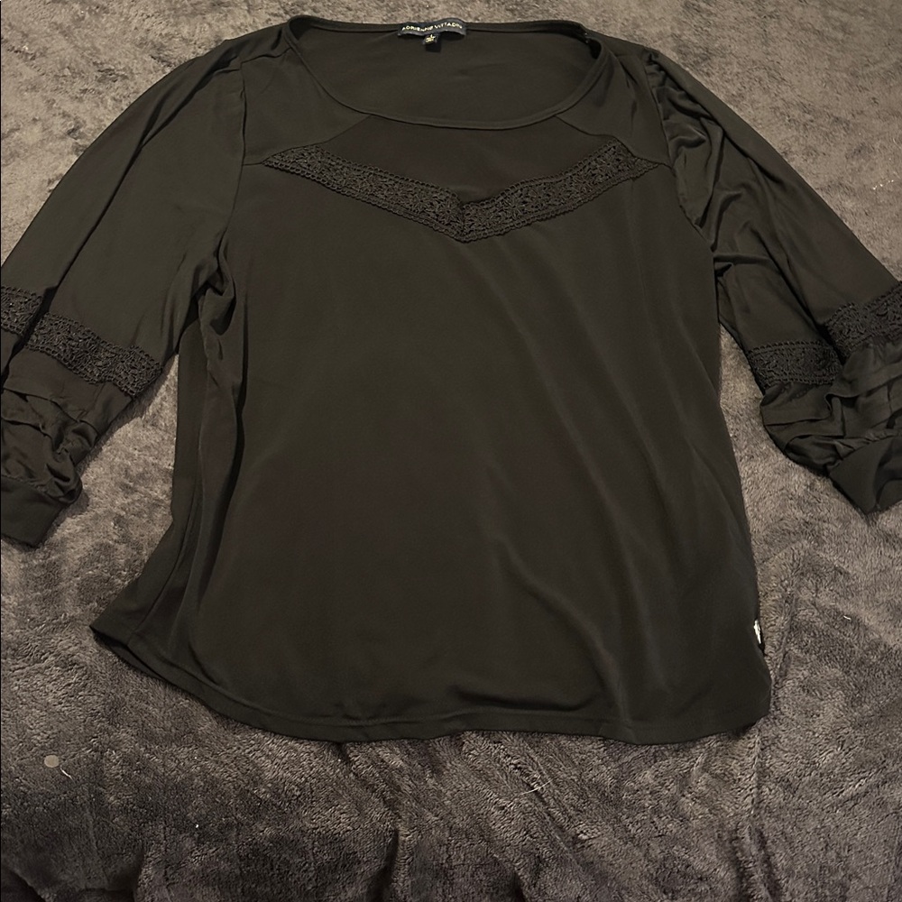 Elegant Black Women's Top